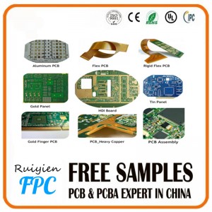 Placa de circuito impresso flexível profissional da placa de circuito de RUIYIEN FPC com baixo custo